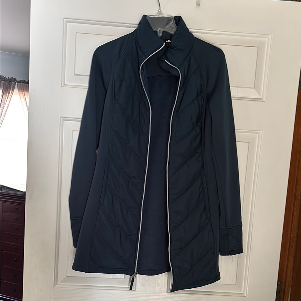 Women's Dark Greenish blue jacket.